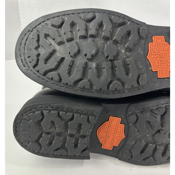 Harley Davidson Ranger 8” Black Leather Zip Lace Buckle Motorcycle Boot Mens 9 M - Picture 13 of 16